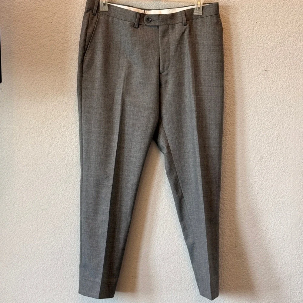 Suitsupply Lazio Suit Vitale Barberis Canonico Wool Men's Gray 42R Slim
